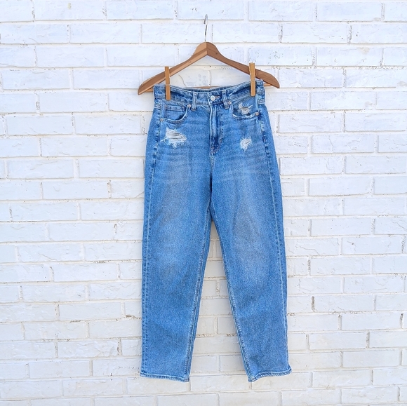 American Eagle Mom Straight Jeans size 4 Regular - Picture 2 of 8